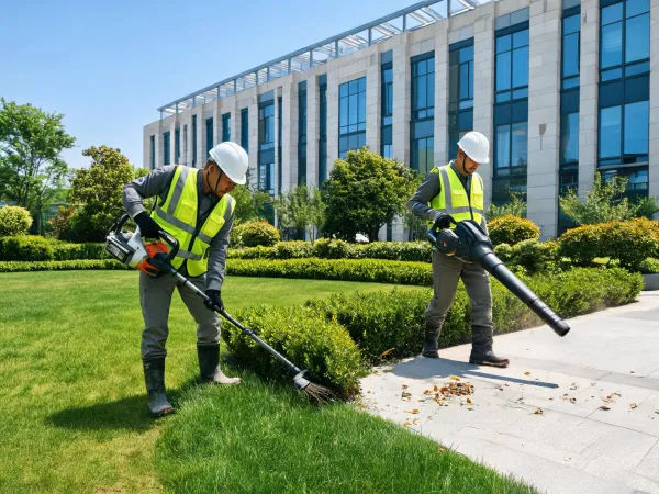 Outdoor maintenance crew